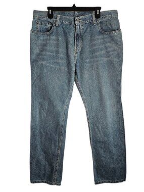 Old Navy Mens 2008 Boot-Cut Jeans 36x32 Denim Blue Y2K Casual Wear